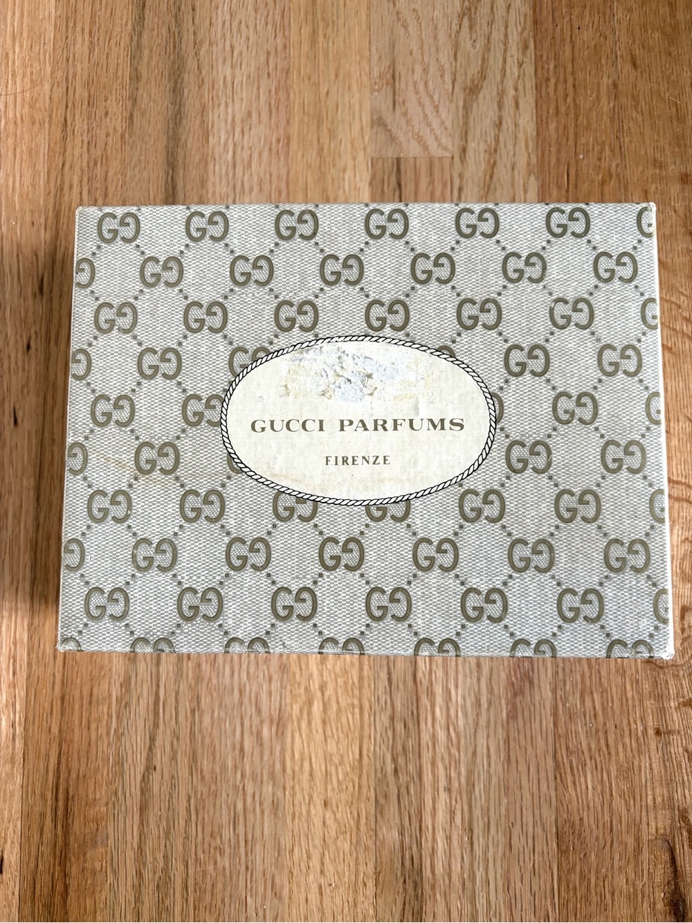 Vintage Gucci Parfums Firenze Fragrance Box 1970’s Luxury Collectable